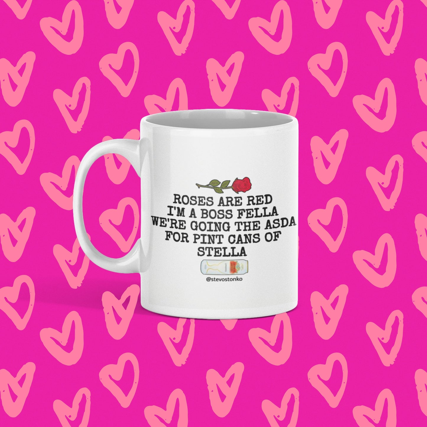 ROSES ARE RED Valentines Mug by Stevo