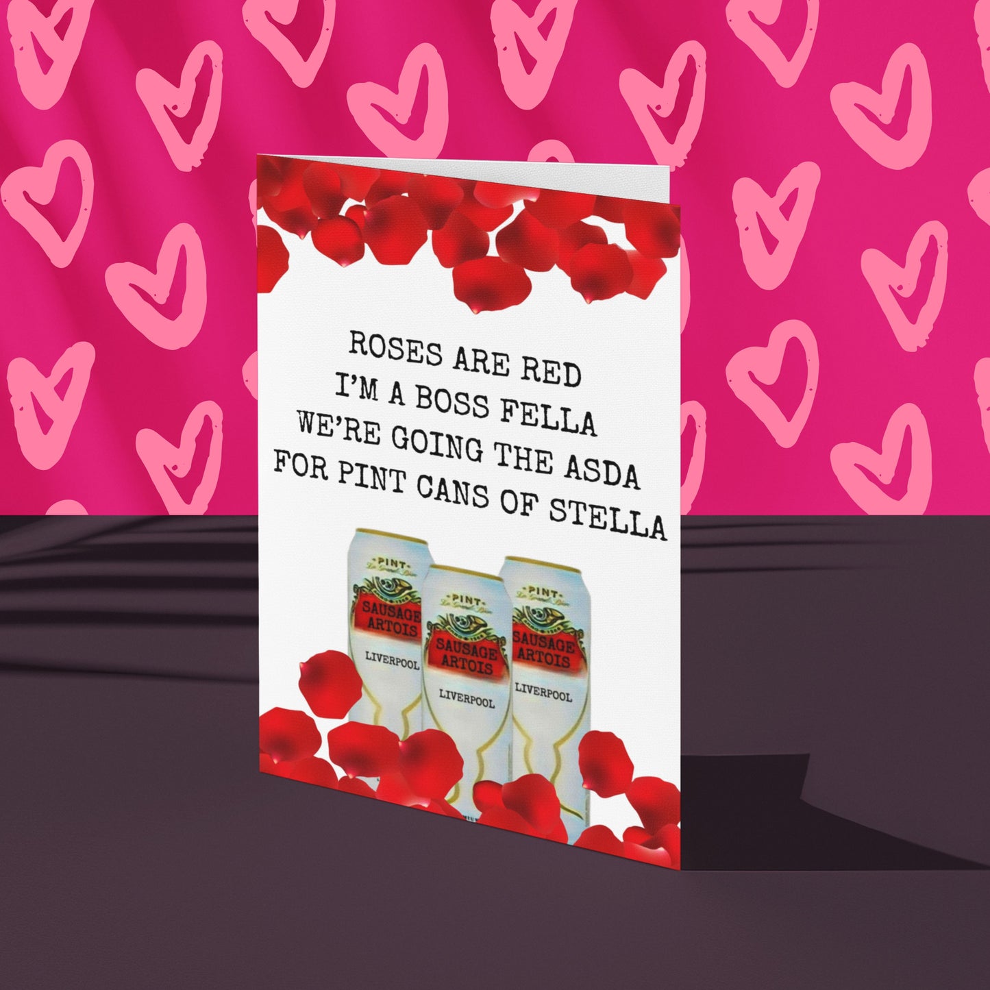 ROSES ARE RED Valentines Card by Stevo