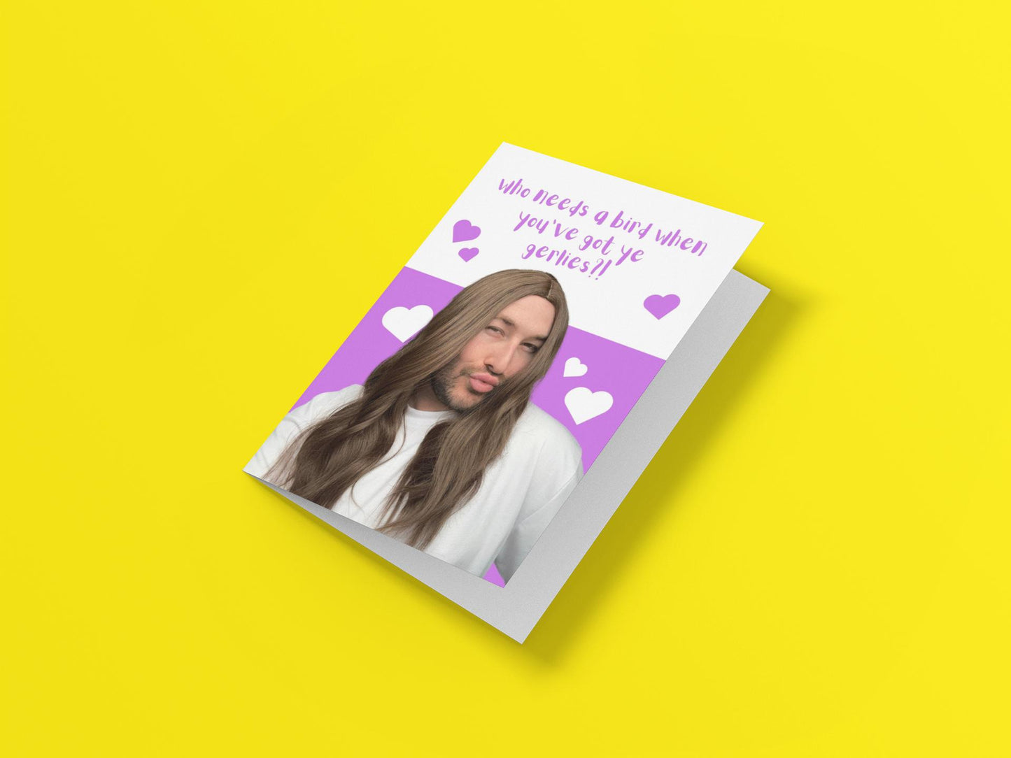 Who Needs A Bird... Valentines Card