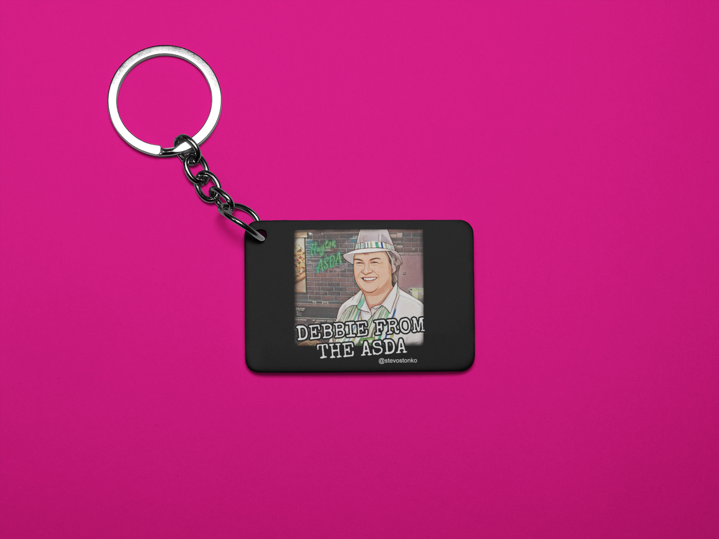 DEBBIE FROM THE ASDA Keyring by Stevo
