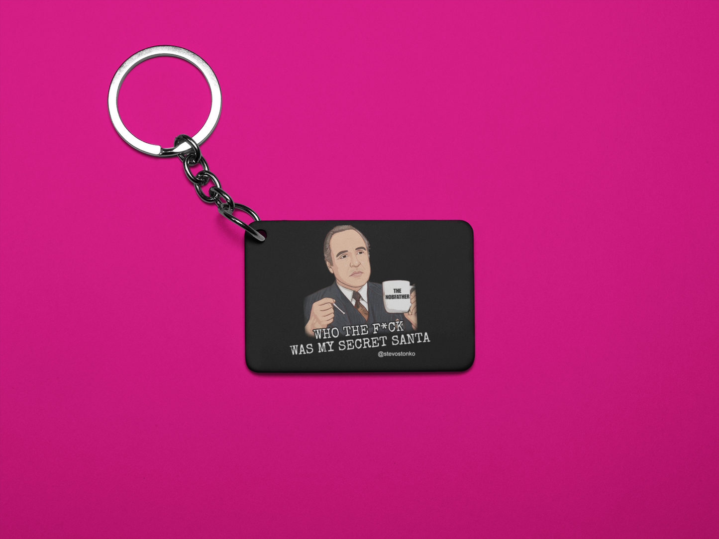 SECRET SANTA Keyring by Stevo