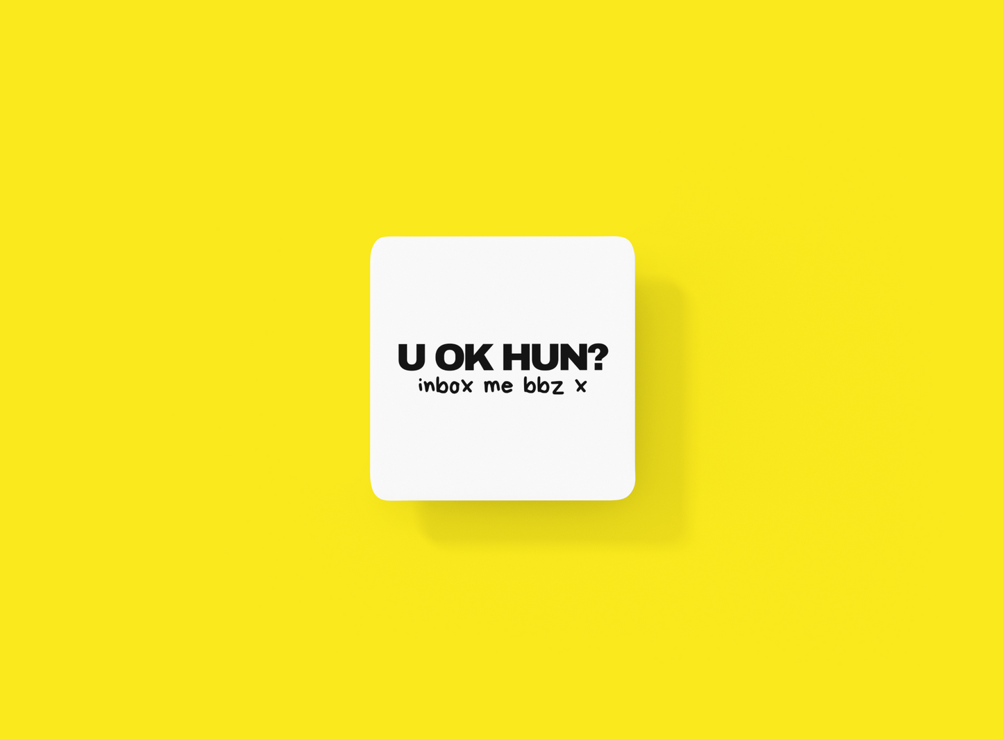 Scouse Ma Coaster - U OK?