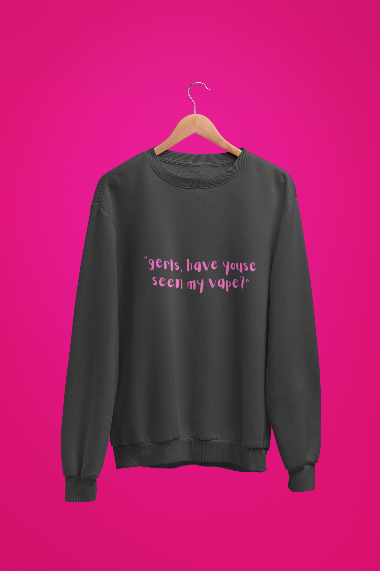 Vape Sweatshirt by Scouse Gerls