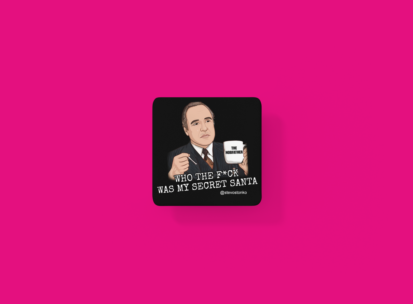 SECRET SANTA Magnet by Stevo