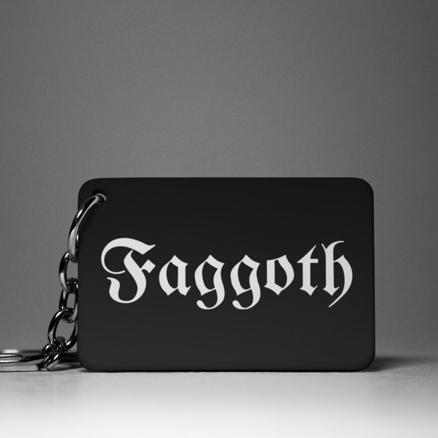 Faggoth Keyring by Tyler Da Claire