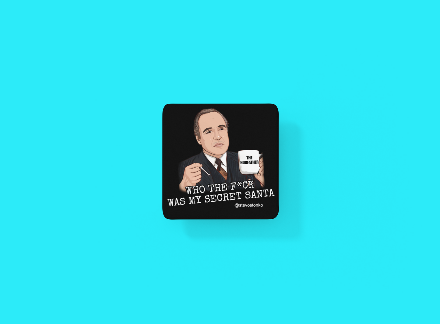 SECRET SANTA Coaster by Stevo